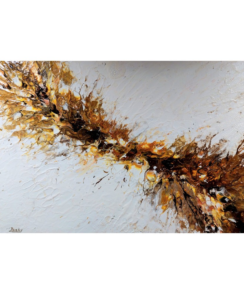 Abstraktná akrylová maľba – „Splash“