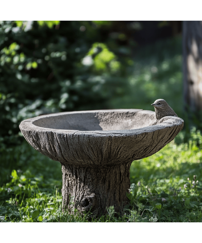 Betónová napájačka – imitácia dreva s prírodným vzhľadom