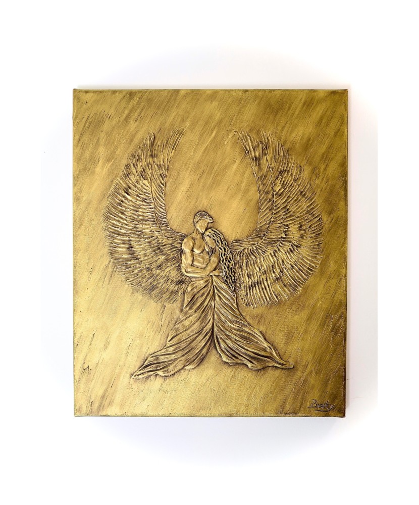 Angel Embrace Artwork – A Symbol of Love and Protection